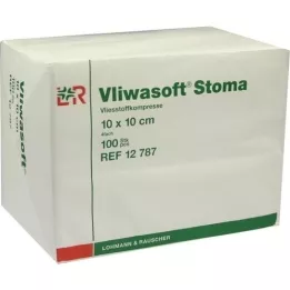 VLIWASOFT Stomakompressen 10x10 cm 4-voudig, 100 stuks