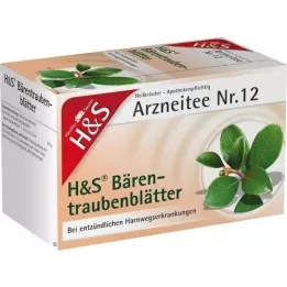 H&amp;S Berendruif theefilterzakje, 20X2,7 g