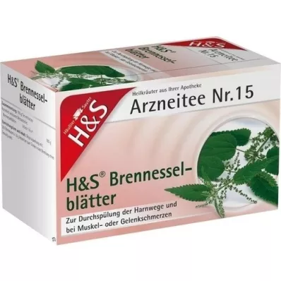 H&S Filterzak voor brandnetelbladeren, 20X1,6 g H&S Filterzak voor brandnetelbladeren, 20X1,6 g