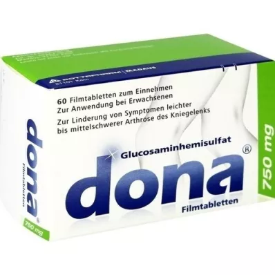 DONA 750 mg filmomhulde tabletten, 60 stuks DONA 750 mg filmomhulde tabletten, 60 stuks