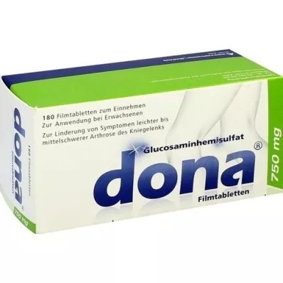 DONA 750 mg filmomhulde tabletten, 180 stuks DONA 750 mg filmomhulde tabletten, 180 stuks