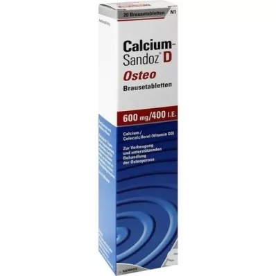 CALCIUM SANDOZ D Osteo bruistabletten, 20 stuks CALCIUM SANDOZ D Osteo bruistabletten, 20 stuks