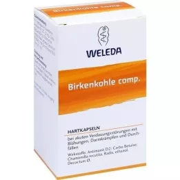 BIRKENKOHLE comp.Harde capsules, 50 st