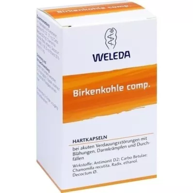 BIRKENKOHLE comp.Harde capsules, 50 st BIRKENKOHLE comp.Harde capsules, 50 st