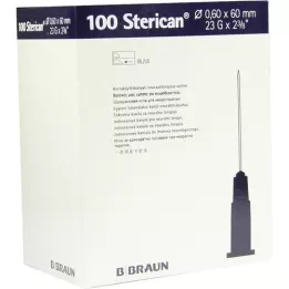 STERICAN Canules 23 Gx2 2/5 0,6x60 mm, 100 stuks