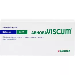 ABNOBAVISCUM Betulae D 20 ampullen, 8 stuks