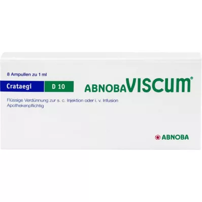 ABNOBAVISCUM Crataegi D 10 ampullen, 8 stuks