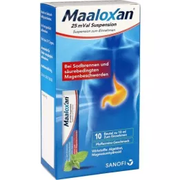 MAALOXAN 25 mVal suspensie, 10X10 ml