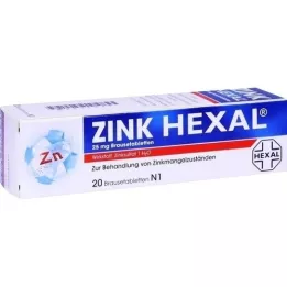 ZINK HEXAL Bruistabletten, 20 stuks