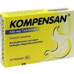 KOMPENSAN Tabletten 340 mg, 20 stuks