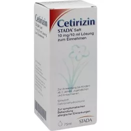 CETIRIZIN STADA Sap 10 mg/10 ml, 75 ml