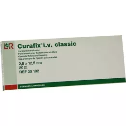 CURAFIX i.v.klassieke pleisters 2,5x12,5 cm, 20 st