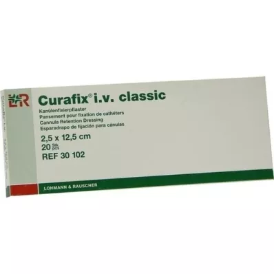 CURAFIX i.v.klassieke pleisters 2,5x12,5 cm, 20 st CURAFIX i.v.klassieke pleisters 2,5x12,5 cm, 20 st