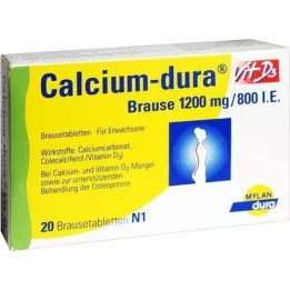 CALCIUM DURA Vit D3 Bruisend 1200 mg/800 IE, 20 stuks