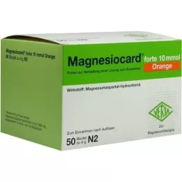 MAGNESIOCARD forte 10 mmol Oranje Plv.z.H.e.L.z.E., 50 stuks