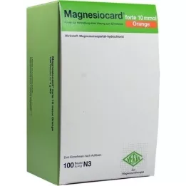 MAGNESIOCARD forte 10 mmol Oranje Plv.z.H.e.L.z.E., 100 stuks