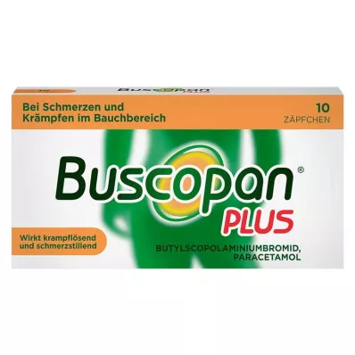 BUSCOPAN plus 10 mg/800 mg zetpillen, 10 stuks BUSCOPAN plus 10 mg/800 mg zetpillen, 10 stuks