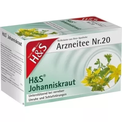 H&amp;S Sint-janskruid filterzakje, 20X2,0 g