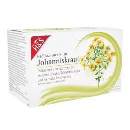 H&S Sint-janskruid filterzakje, 20X2,0 g
