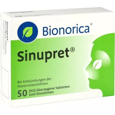 SINUPRET Gecoate tabletten, 50 stuks