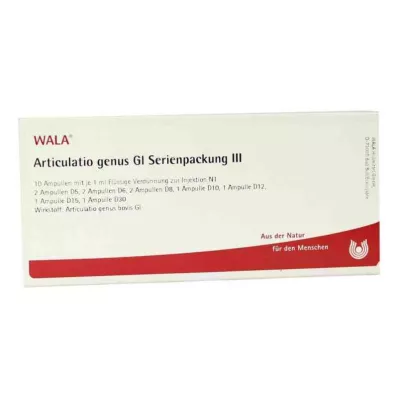 ARTICULATIO geslacht GL Serieverpakking 3 ampullen, 10X1 ml