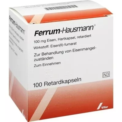 FERRUM HAUSMANN capsules met vertraagde afgifte, 100 stuks