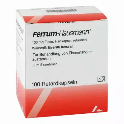 FERRUM HAUSMANN capsules met vertraagde afgifte, 100 stuks