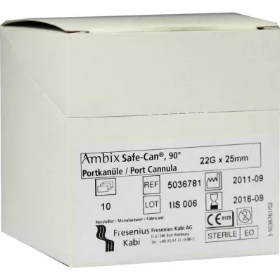 AMBIX Safe-Can Portpunkt.Kan.22 Gx25 mm gebogen, 10 st AMBIX Safe-Can Portpunkt.Kan.22 Gx25 mm gebogen, 10 st