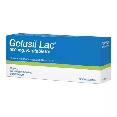 GELUSIL LAC Kauwtabletten, 50 stuks