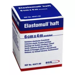 ELASTOMULL zelfklevend fixatieverband van 6 cmx4 m, 1 st