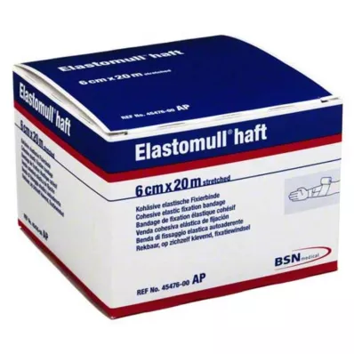 ELASTOMULL zelfklevend fixatieverband van 6 cmx20 m, 1 st ELASTOMULL zelfklevend fixatieverband van 6 cmx20 m, 1 st
