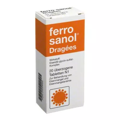 FERRO SANOL Gecoate tabletten, 20 stuks