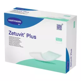 ZETUVIT Plus extra sterk absorberend kompres, steriel 20x25 cm, 10 stuks