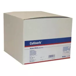 CUTISORB Absorberende kompressen niet-steriel 10x10 cm, 100 stuks