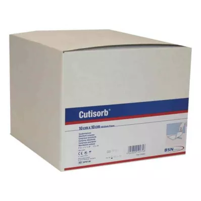 CUTISORB Absorberende kompressen niet-steriel 10x10 cm, 100 stuks