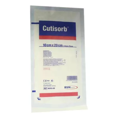 CUTISORB Absorberende kompressen steriel 10x20 cm, 1 st CUTISORB Absorberende kompressen steriel 10x20 cm, 1 st
