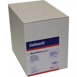 CUTISORB Absorberende kompressen niet-steriel 10x20 cm, 100 stuks