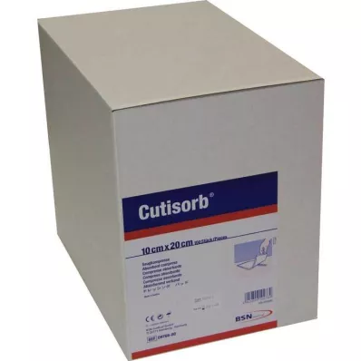 CUTISORB Absorberende kompressen niet-steriel 10x20 cm, 100 stuks CUTISORB Absorberende kompressen niet-steriel 10x20 cm, 100 stuks