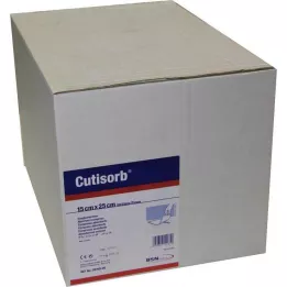 CUTISORB Absorberende kompressen niet-steriel 15x25 cm, 100 stuks
