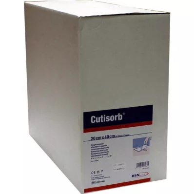 CUTISORB Absorberende kompressen niet-steriel 20x40 cm, 50 stuks