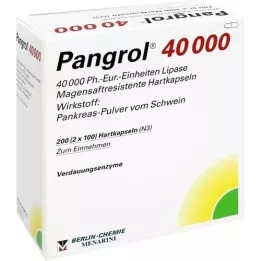 PANGROL 40.000 harde doppen met enterische coating, 200 stuks