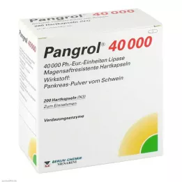 PANGROL 40.000 harde doppen met enterische coating, 200 stuks