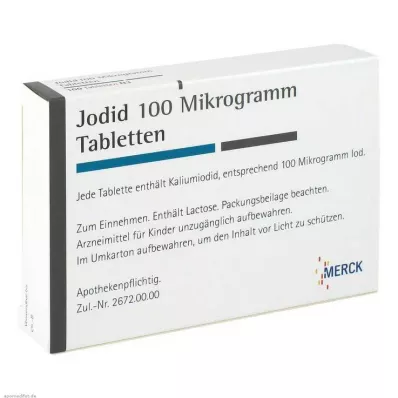 JODID 100 tabletten, 100 stuks JODID 100 tabletten, 100 stuks