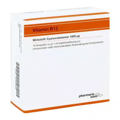 VITAMIN B12 RÖWO 1000 μg ampullen, 10X1 ml