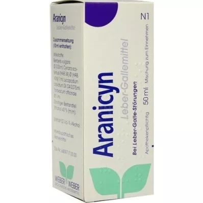 ARANICYN Lever Gal Remedie Mengsel, 50 ml