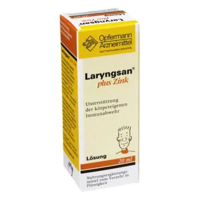 LARYNGSAN Plus Zinkoplossing, 20 ml LARYNGSAN Plus Zinkoplossing, 20 ml
