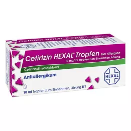 CETIRIZIN HEXAL Druppels voor allergieën, 10 ml