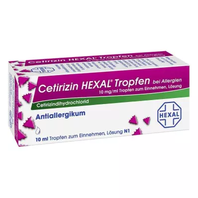 CETIRIZIN HEXAL Druppels voor allergieën, 10 ml