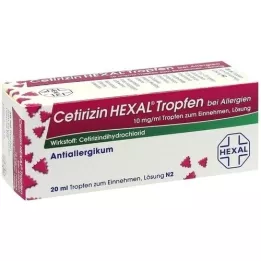 CETIRIZIN HEXAL Druppels voor allergieën, 20 ml