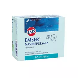 EMSER Fysiologisch zakje neusspoelzout, 20 stuks